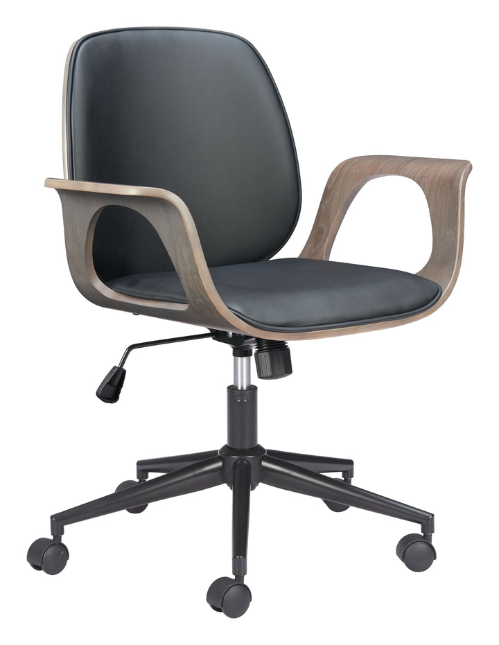 Ali Office Chair Black - AmericanHomeFurniture
