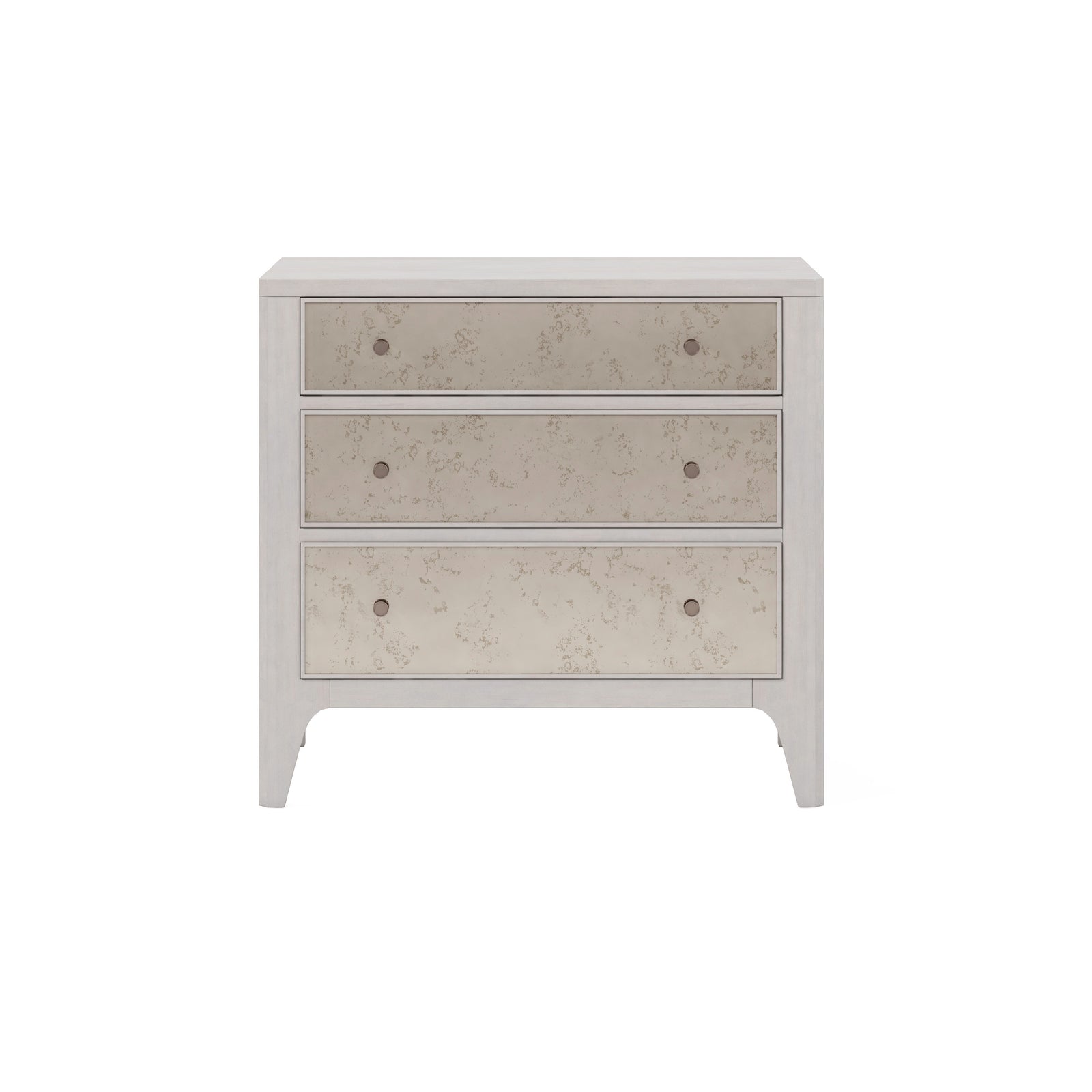 Mezzanine 3 Drawer Mirrored Nightstand