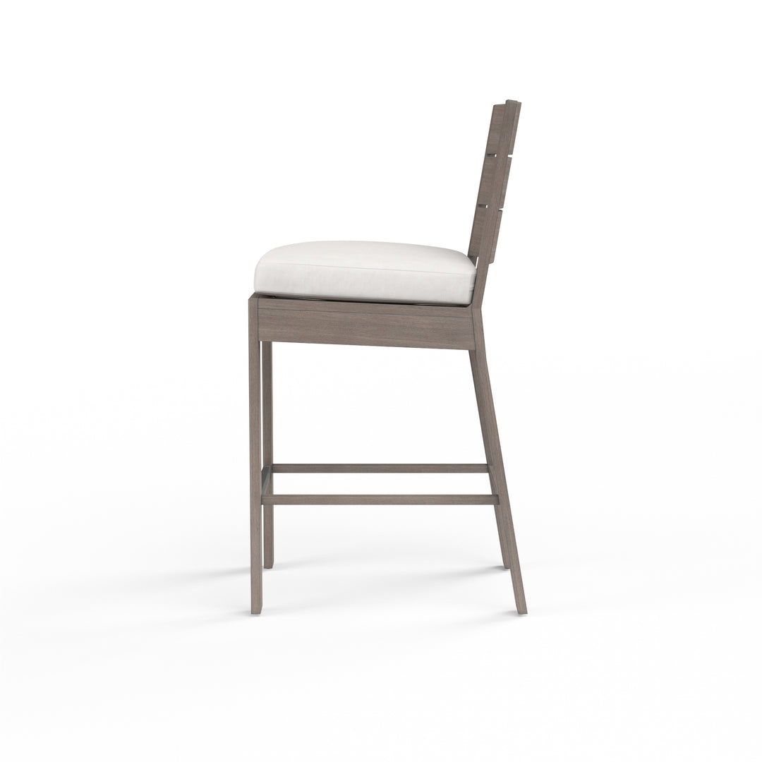 American Home Furniture | Sunset West - Laguna Barstool in Canvas Flax, No Welt