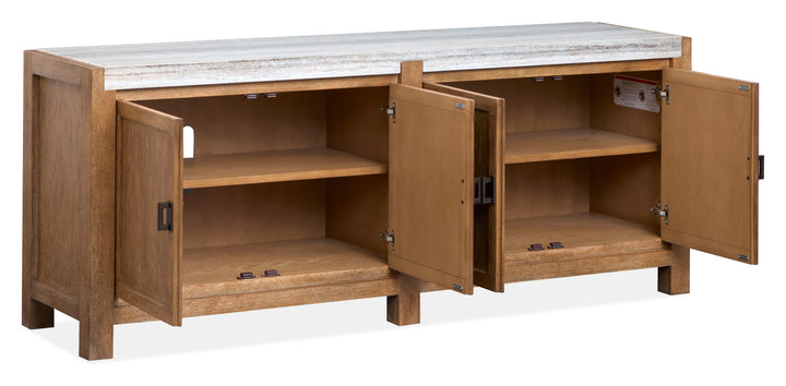 Plum Creek Sierra Brown Door Console - H5768-33