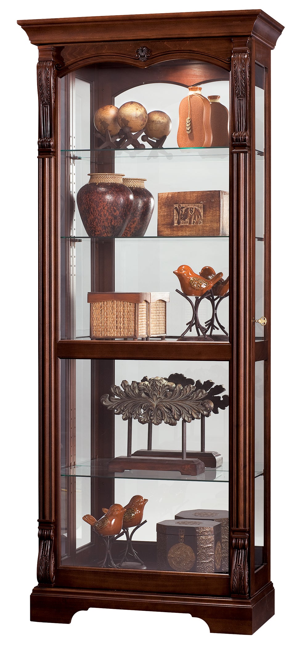 American Home Furniture | Howard Miller - Bernadette Curio Cabinet