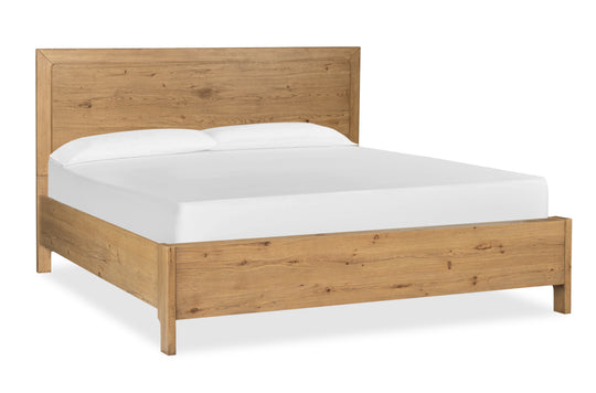 Davenport Rustic Caramel King Panel Bed - B6309-64