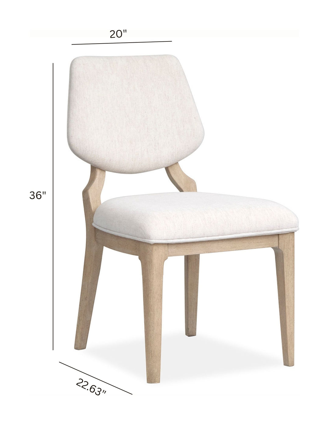Sunset Cove Sanibel Brown Upholstered Side Chair - Set of 2 - D5783-63