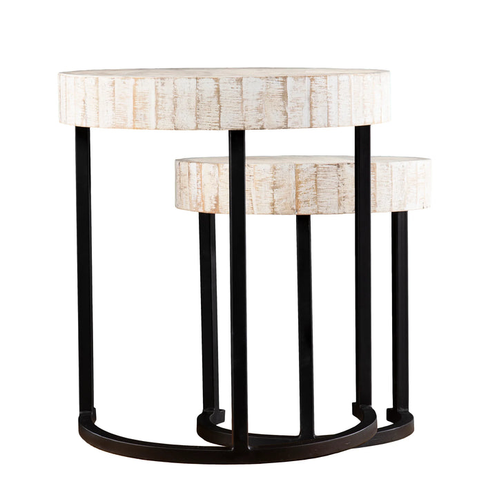 Kennerly Nesting Side Tables – 2pc Set - AmericanHomeFurniture