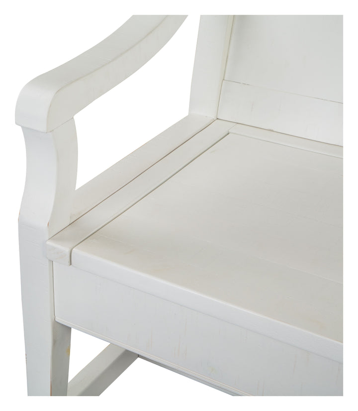 Heron Cove Chalk White And Dovetail Grey Bench - D4400-79