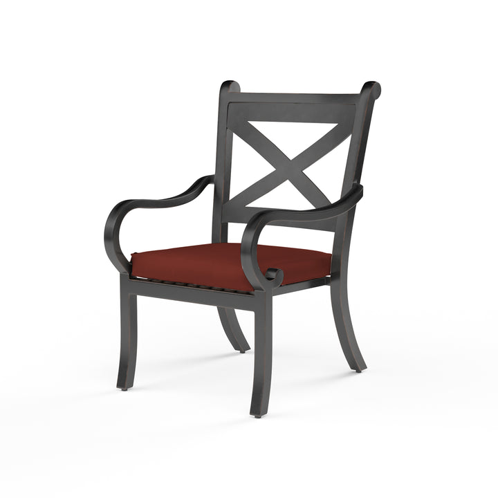 Monterey Dining Chair in Canvas Henna w/ Self Welt
