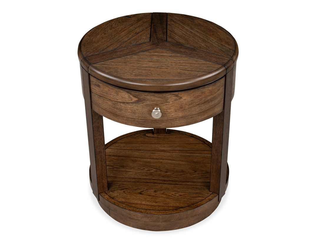 Connolly Brown Drawer End Table - T6499-16