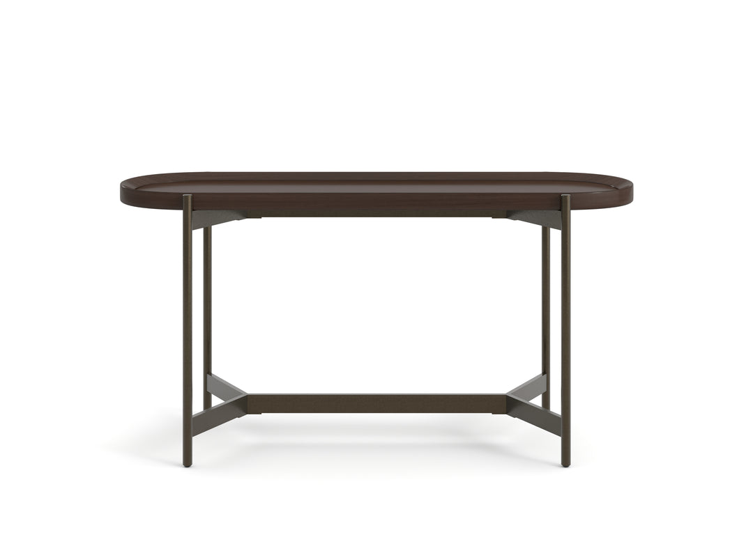 Wren Dark Brown Tray Sofa Table - T6413-99