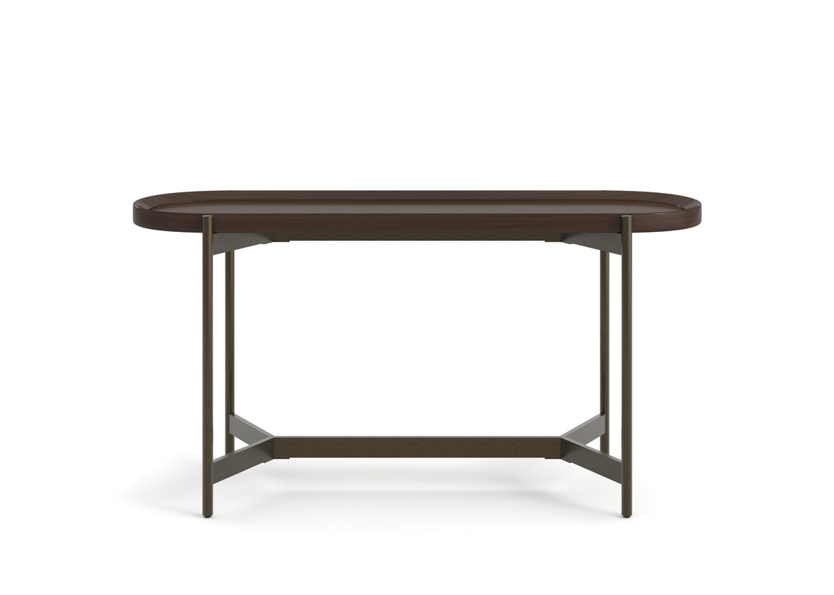 Wren Dark Brown Tray Sofa Table - T6413-99