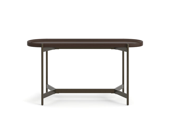 Wren Dark Brown Tray Sofa Table - T6413-99