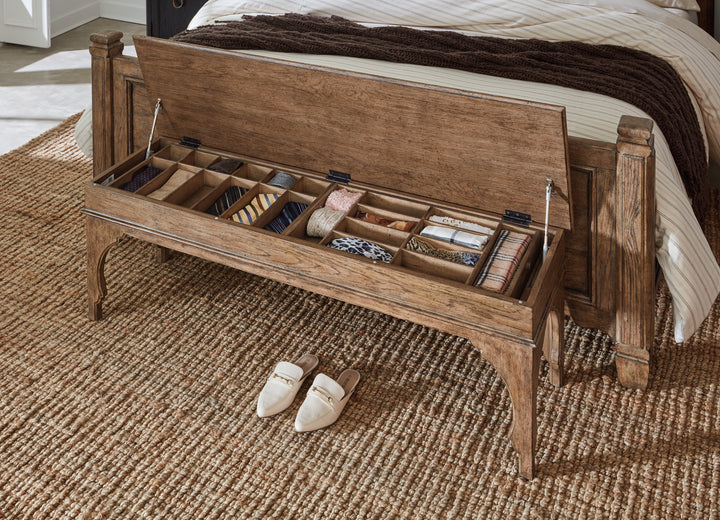 American Home Furniture | Hooker Furniture - Americana Bed Bench