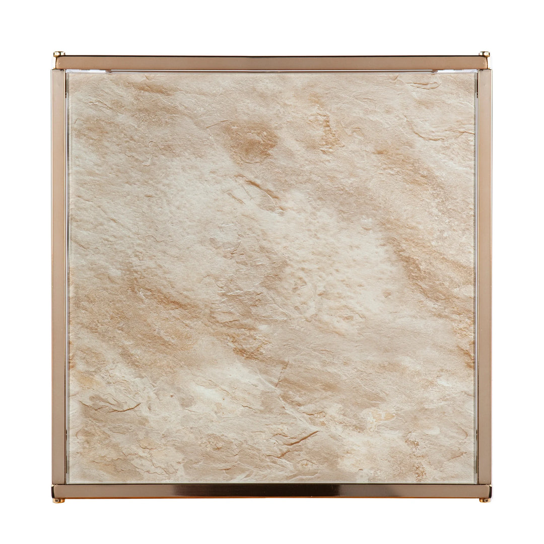 Simondley Faux Marble End Table - AmericanHomeFurniture