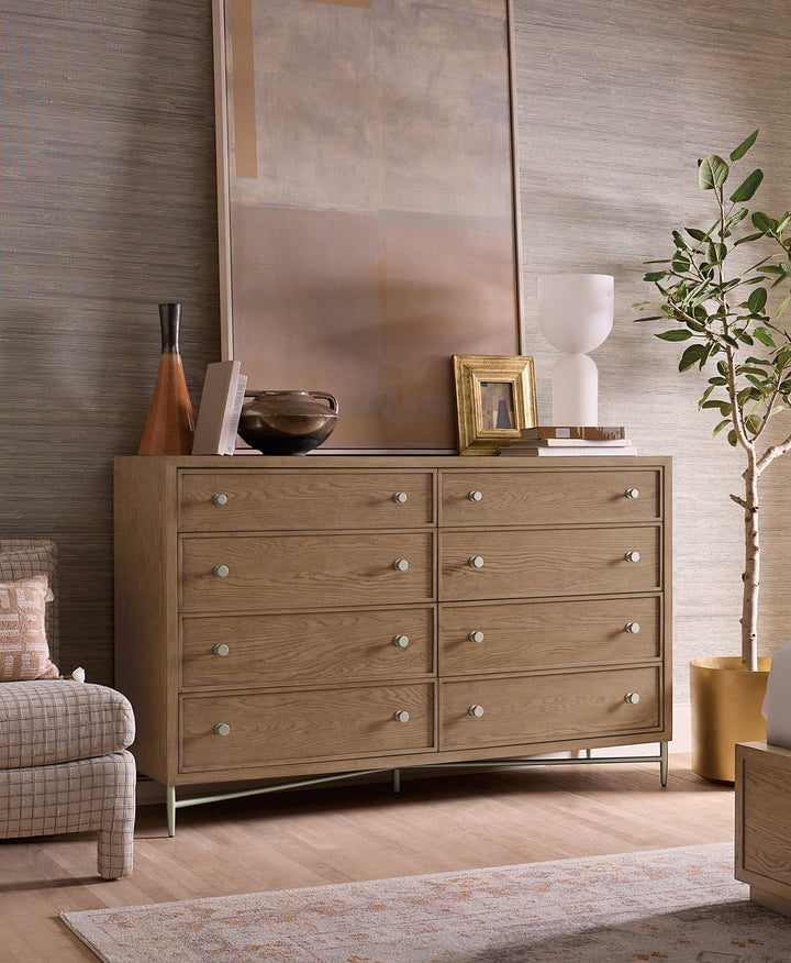 American Home Furniture | Hooker Furniture - Sonnet Eight-Drawer Dresser