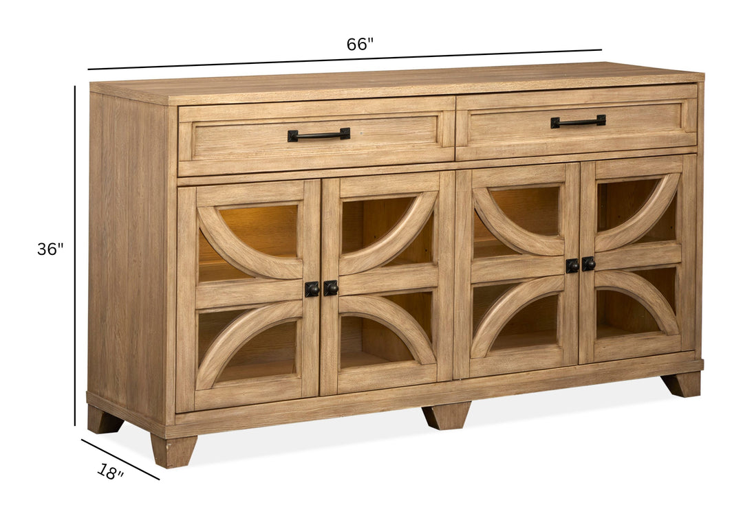 Coventry Honey Maple Buffet - D6480-14