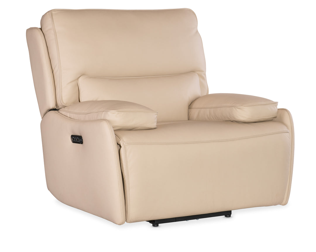 American Home Furniture | Hooker Furniture - Kramer Zero Gravity Power Recliner w/ Power Headrest - Beige