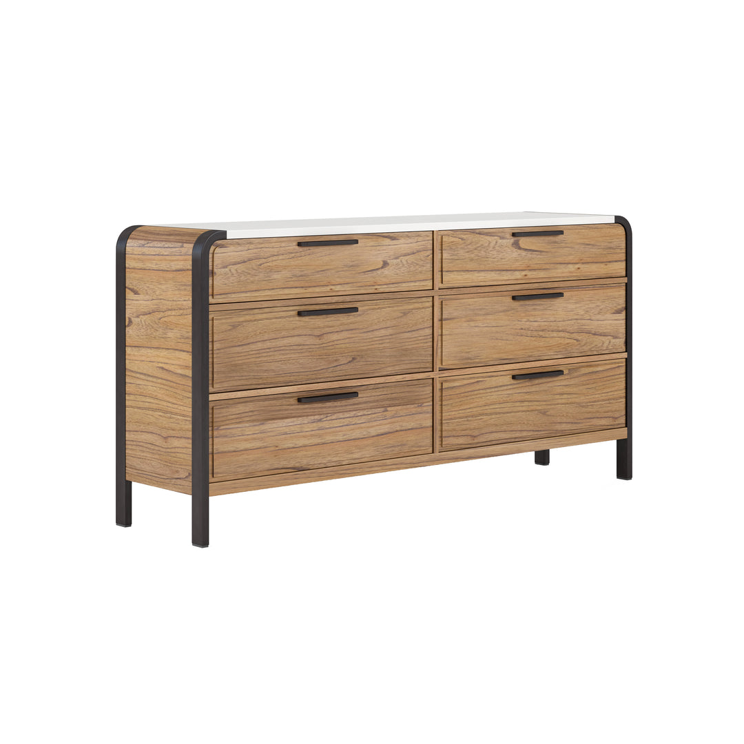 American Home Furniture | A.R.T. Furniture - Portico Metal Leg Dresser