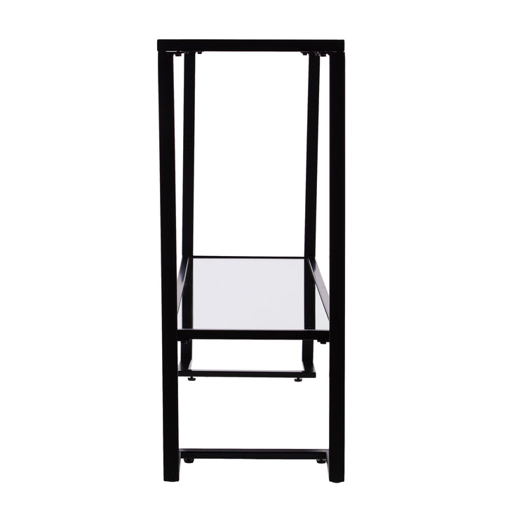 American Home Furniture | SEI Furniture - Horten Glam Narrow Console Table - Black