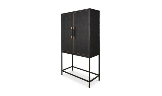 Moe's Home Collection - Mako Bar Cabinet Black - VL-1047-02 | American Home Furniture