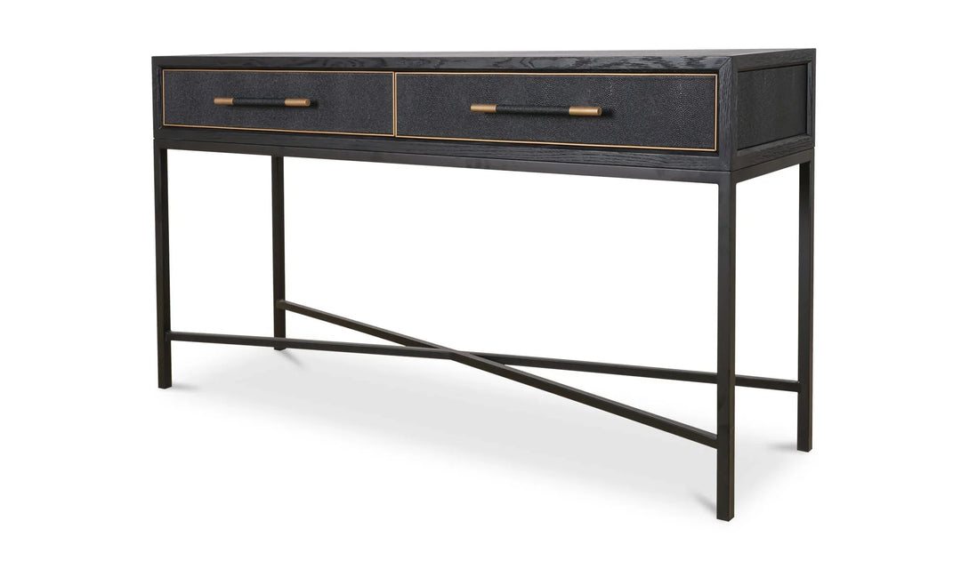 Mako Console Table Black - AmericanHomeFurniture