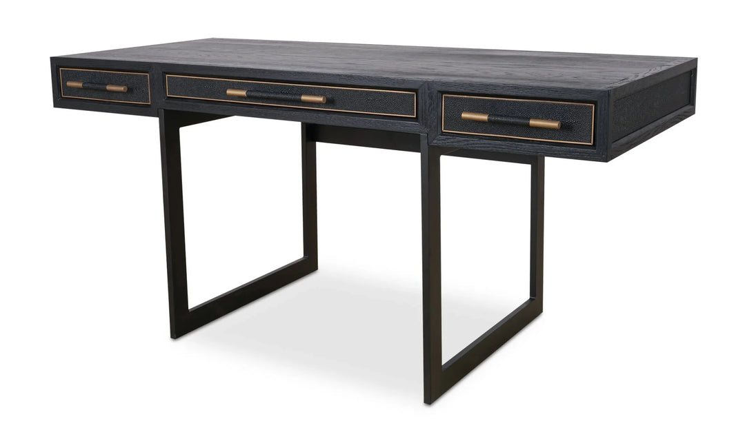 Mako Desk Black - AmericanHomeFurniture