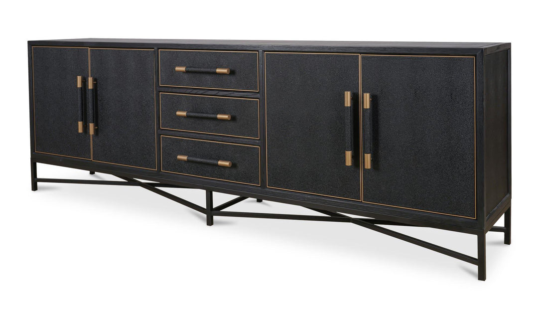 Mako Sideboard Large Black - AmericanHomeFurniture