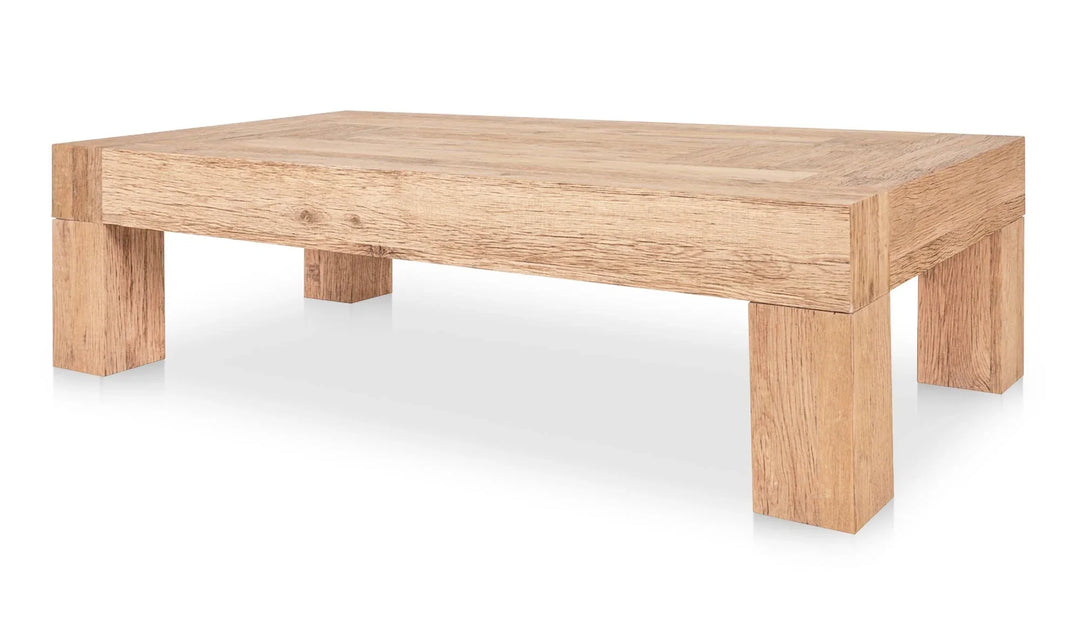 Evander Coffee Table Rectangle Aged Oak - AmericanHomeFurniture