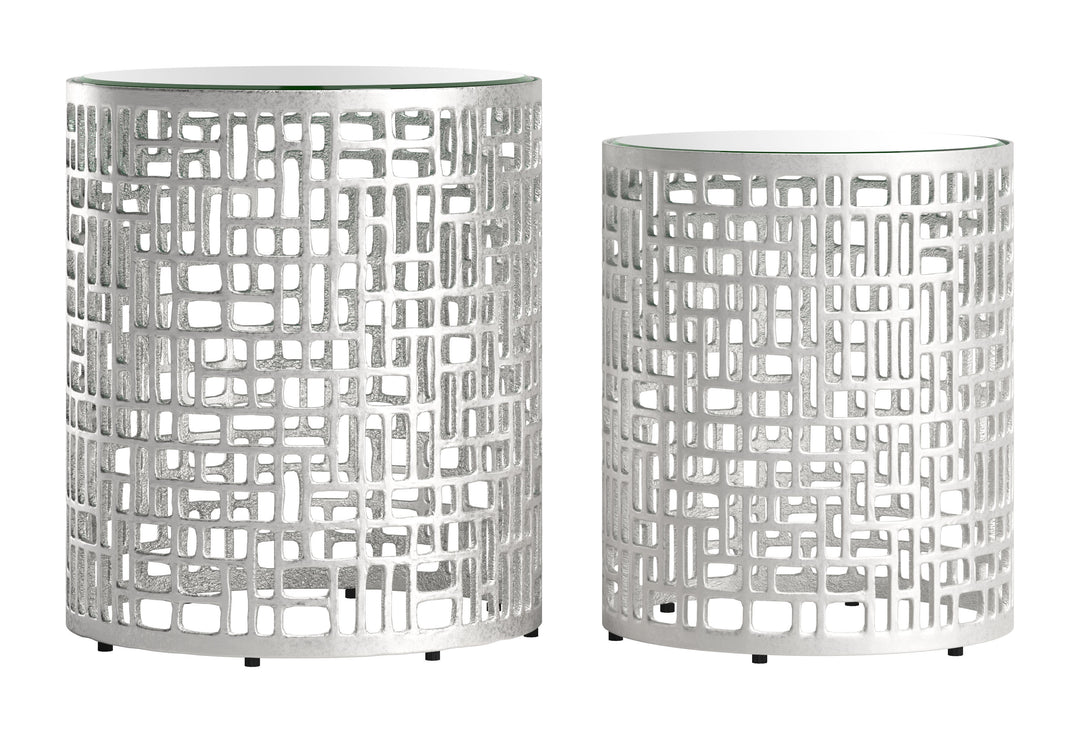 Reden Side Table Set (2-Piece) Silver - 110153