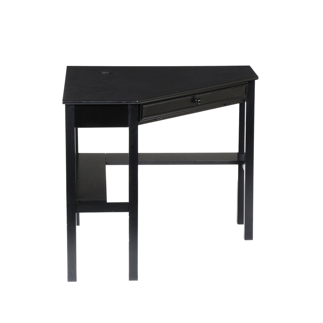 American Home Furniture | SEI Furniture - Wardboro Corner Computer Desk - Black