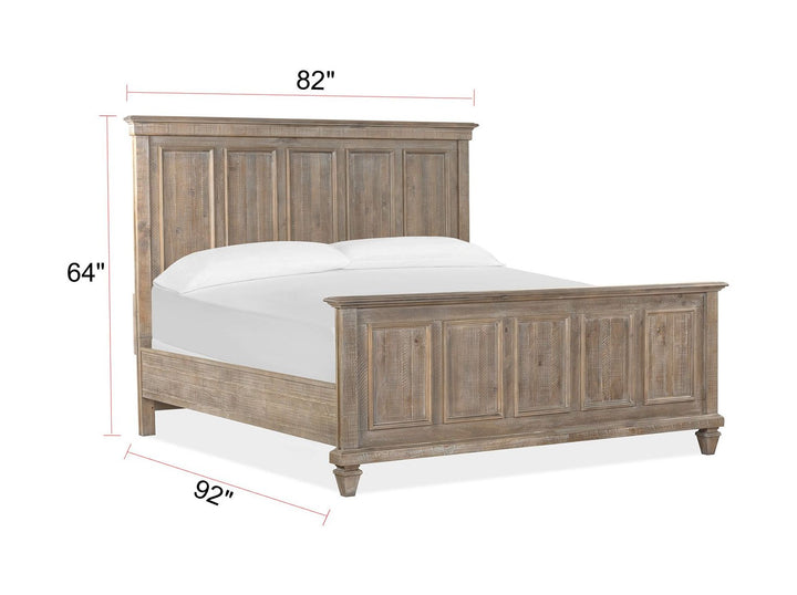 Lancaster Dovetail Grey California King Panel Bed - B4352-74