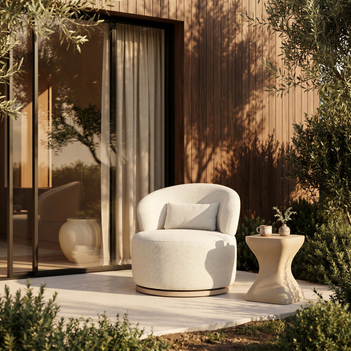 Sausalito Swivel Chair Beige - 704317