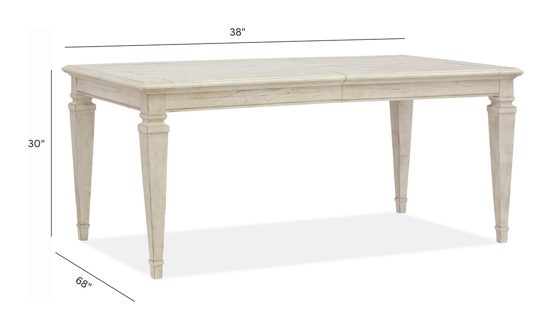 Newport Alabaster Extendable Rectangular Dining Table - D5430-20