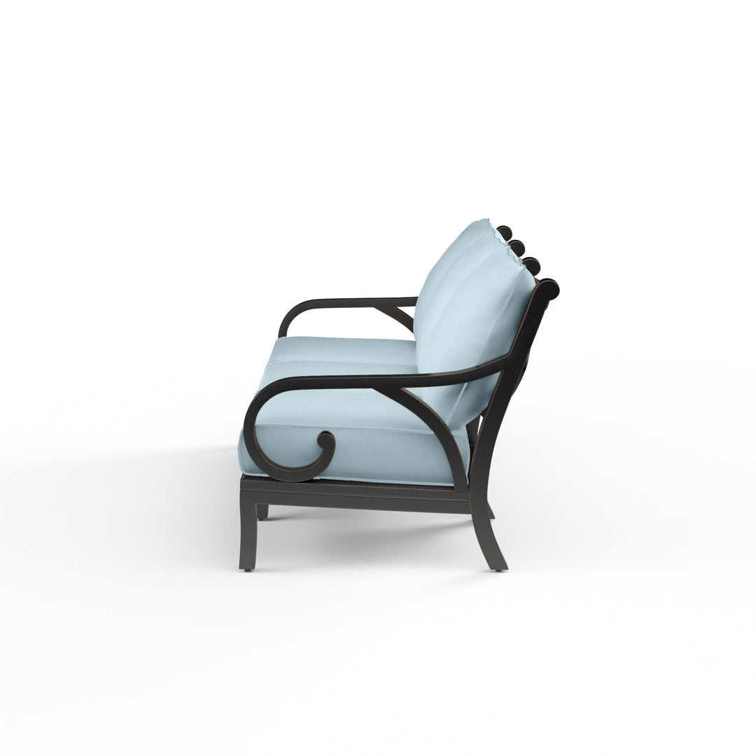 Monterey Sofa in Canvas Skyline w/ Self Welt
