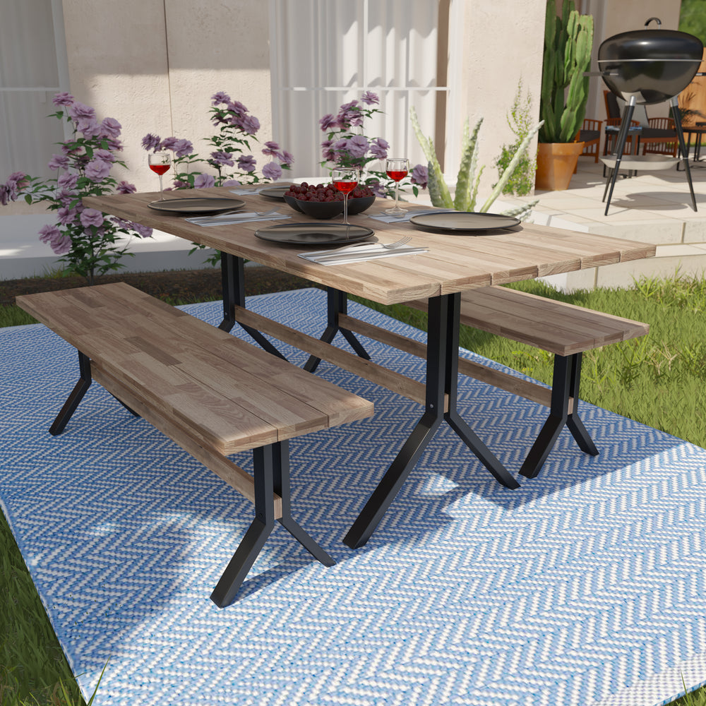 American Home Furniture | SEI Furniture - Standlake Outdoor Dining Set – 3pc