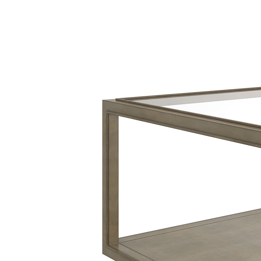 Glaze Sq Cktl Table-Quartz