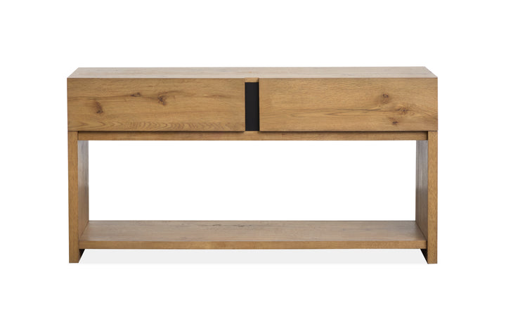 Ripley Rustic Caramel And Dark Bronze Rectangular Sofa Table - T6421-73