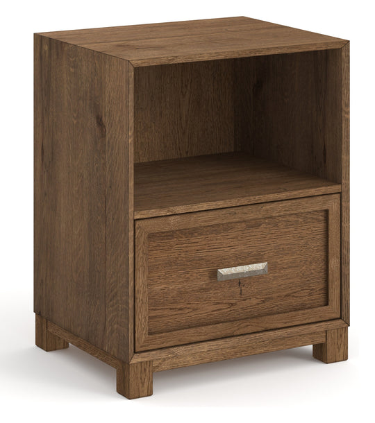 Laurel Ridge Brown Drawer Nightstand - B6610-01