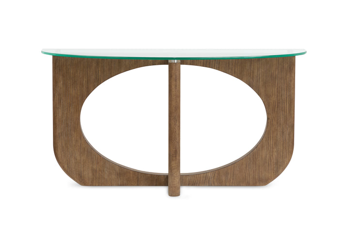 Lainey Almond Demilune Sofa Table - T5951-75