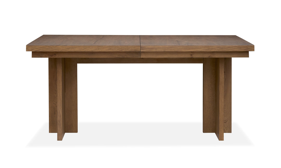 Marcel Harvest Brown Extendable Trestle Dining Table - D6378-21
