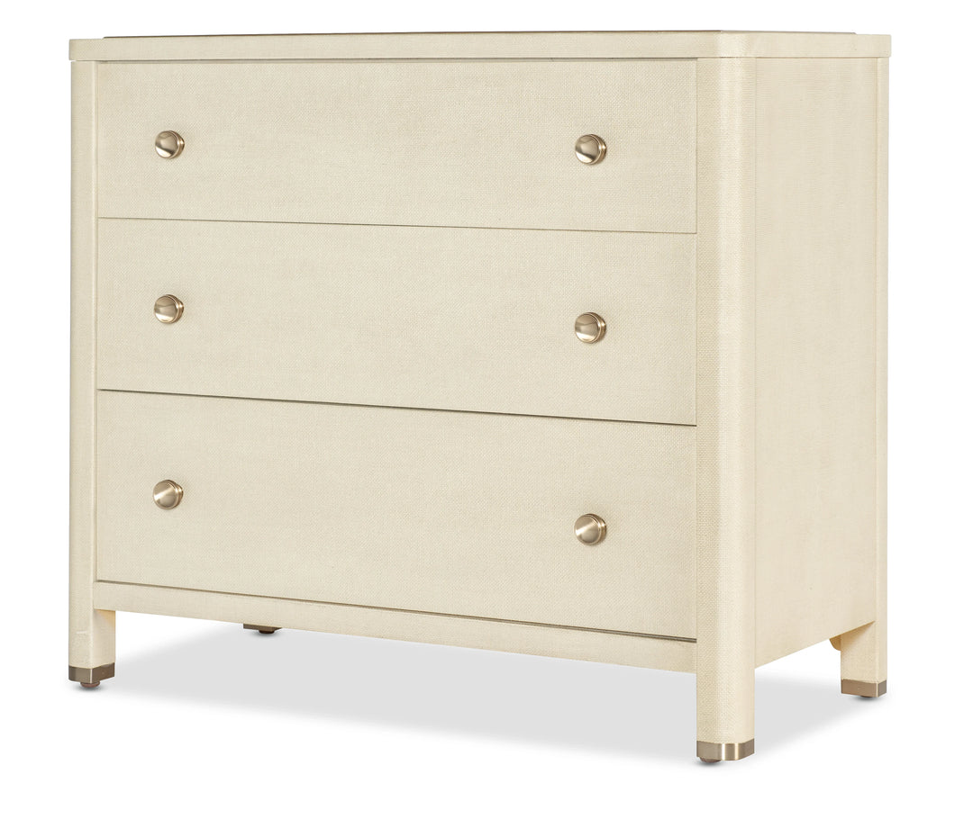 American Home Furniture Hooker Furniture Archives Raffia Three-Drawer Chest