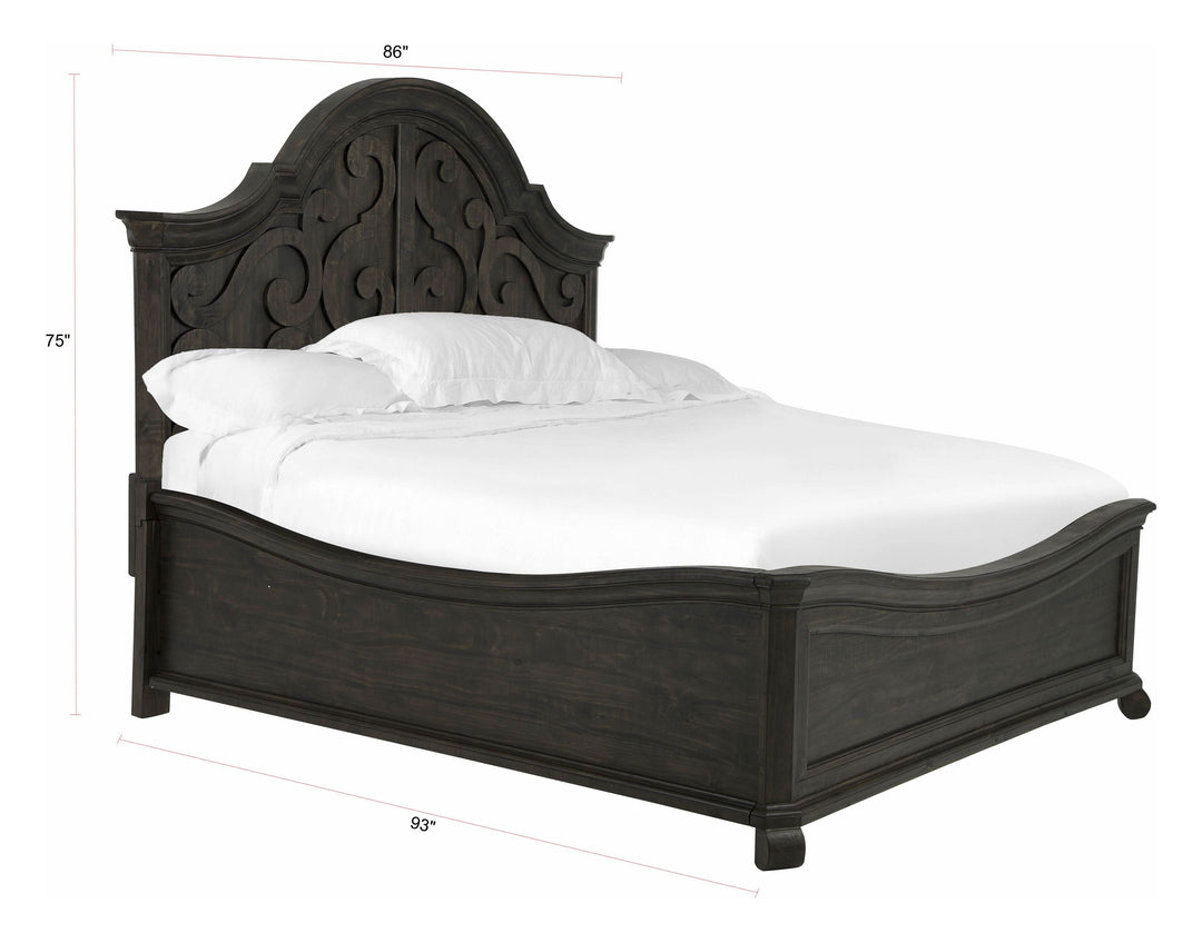Bellamy Peppercorn Shaped Panel Bed
