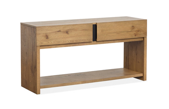 Ripley Rustic Caramel And Dark Bronze Rectangular Sofa Table - T6421-73
