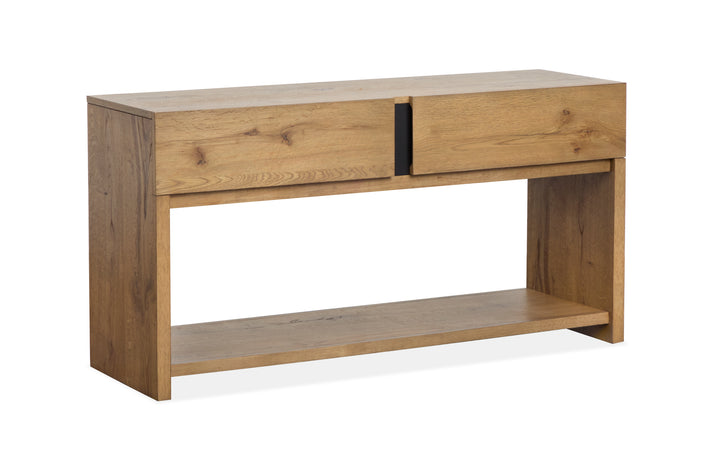 Ripley Rustic Caramel And Dark Bronze Rectangular Sofa Table - T6421-73