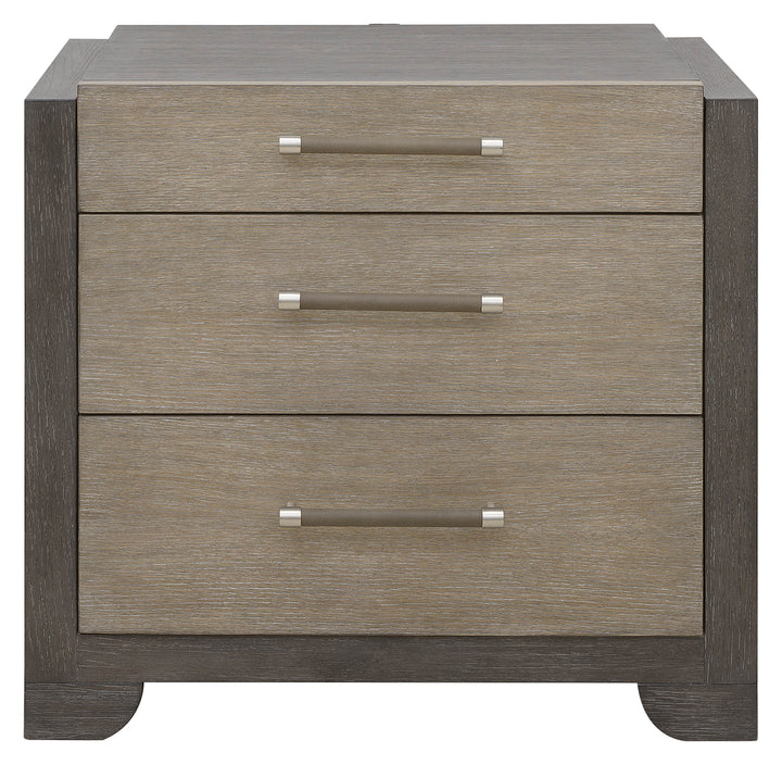 Anderson Park Moose Trail And Frontier Brown 3 Drawer Nightstand - P402140