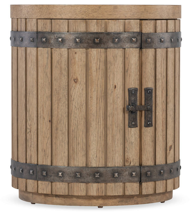 American Home Furniture | Hooker Furniture - Vineyard Row Wine Barrel End Table