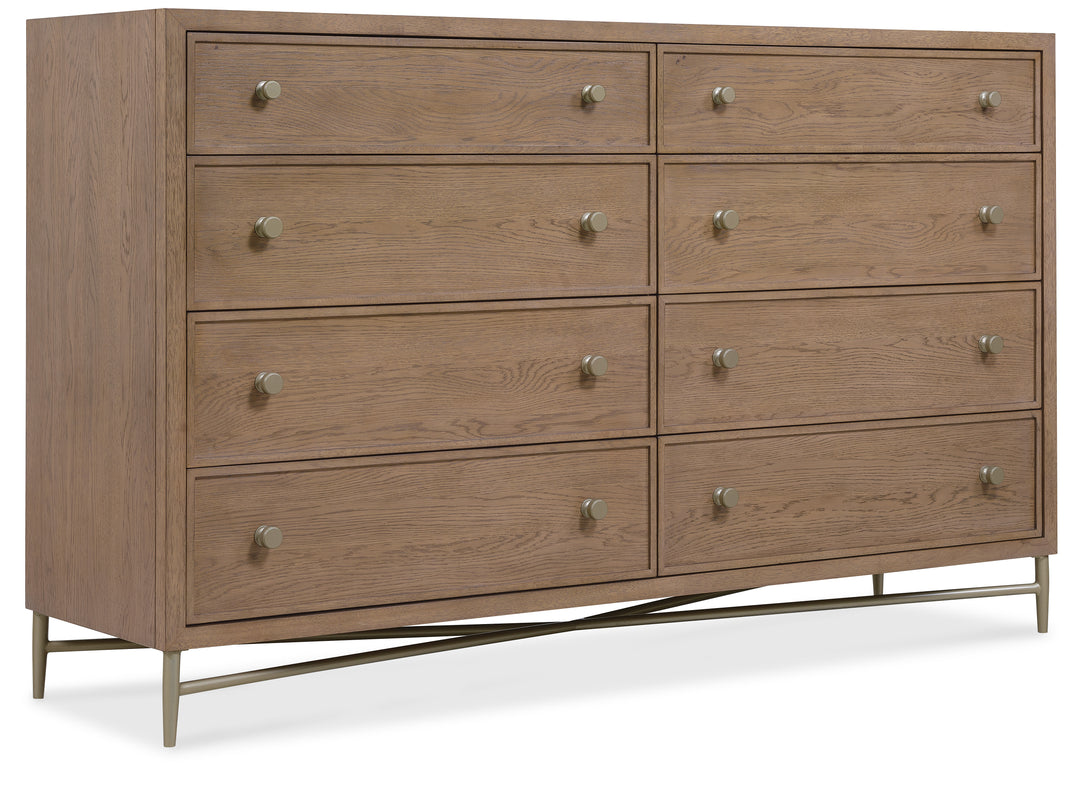 American Home Furniture | Hooker Furniture - Sonnet Eight-Drawer Dresser