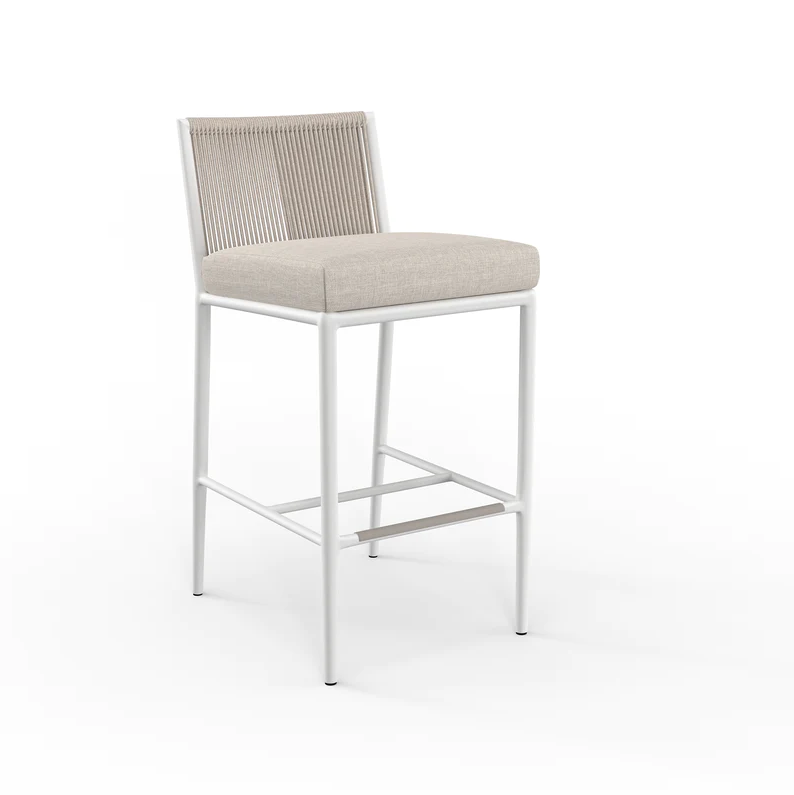 American Home Furniture | Sunset West - Sabbia Barstool in Echo Ash, No Welt