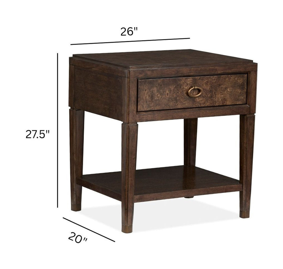 Rowan Espresso Open Nightstand - B5769-05