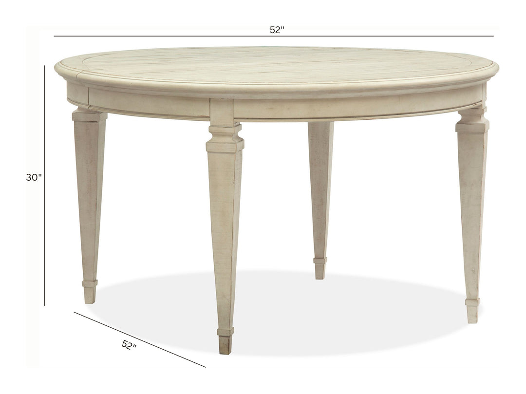 Newport Alabaster Extendable Round Dining Table - D5430-25