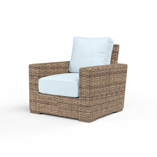 Havana Club Chair in Canvas Skyline w/ Self Welt