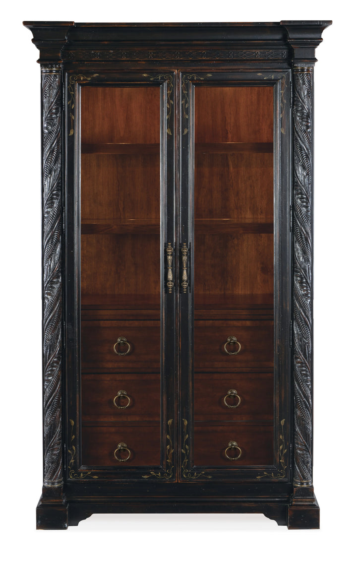 American Home Furniture Hooker Furniture Charleston Display Cabinet